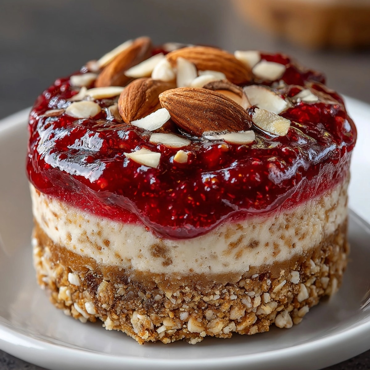 Creamy Strawberry-Almond Butter Energy Cups recipe: ideal for quick snacking or dessert.