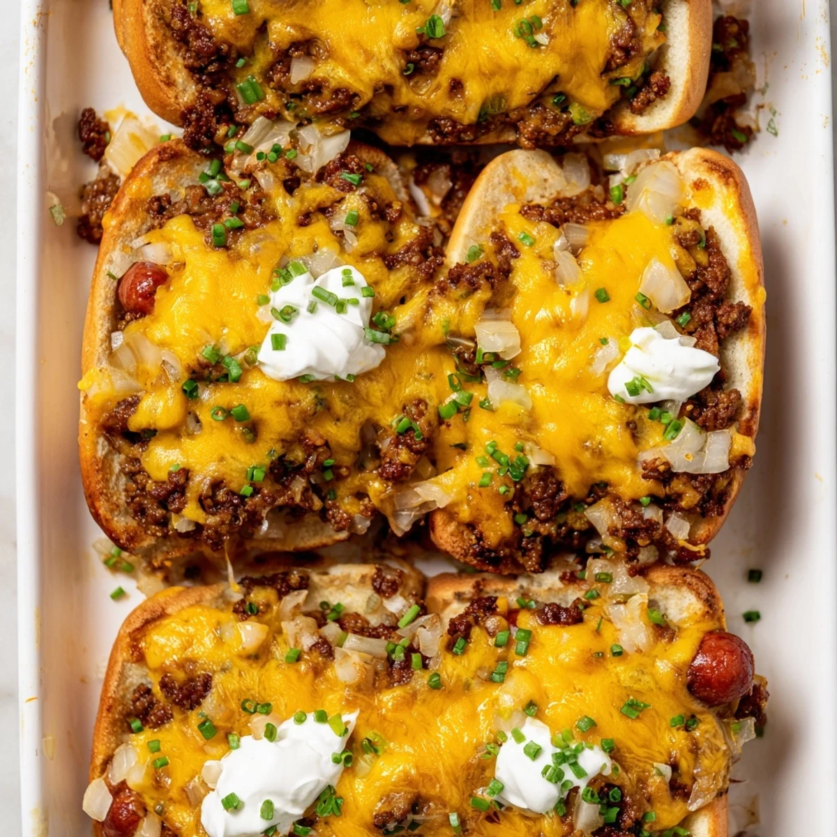 Chili Dog Casserole Bake