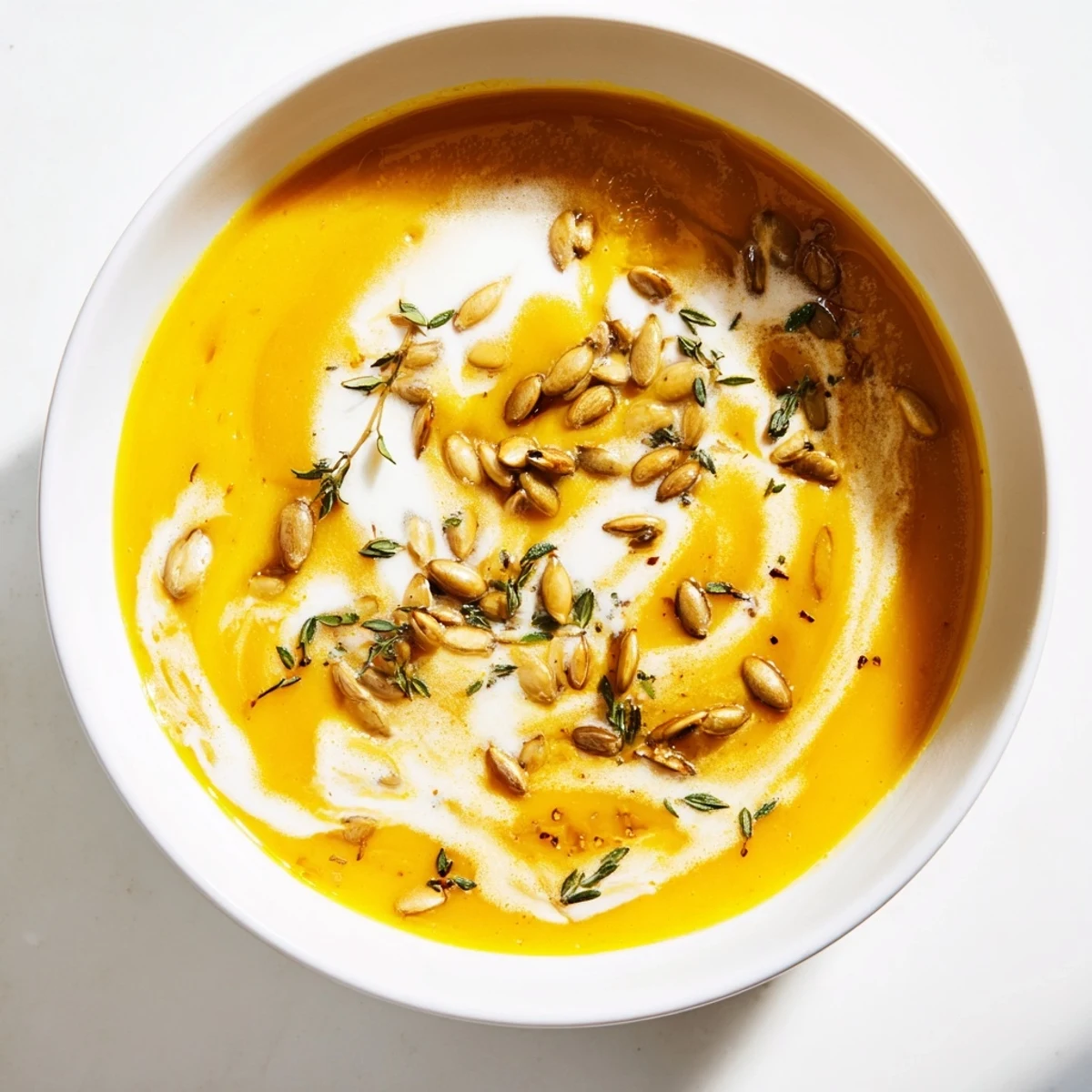Creamy Roasted Acorn Squash Soup simmering in a pot, ready to be blended into a smooth, savory delight.