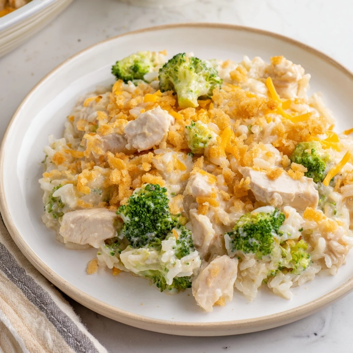 Creamy Chicken Broccoli Casserole