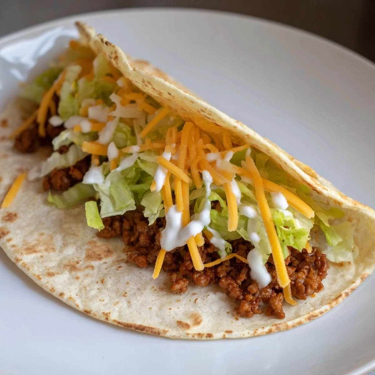 Warm, cheesy tortillas hugging crispy Cheesy Gordita Crunch Tacos, overflowing with savory beef and toppings.