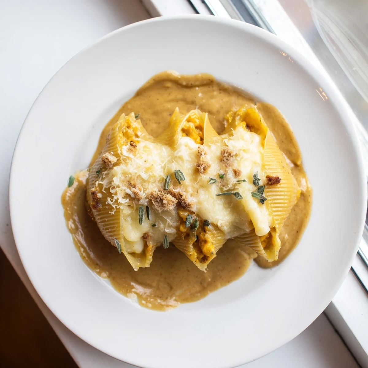 Pumpkin & Gouda Stuffed Shells