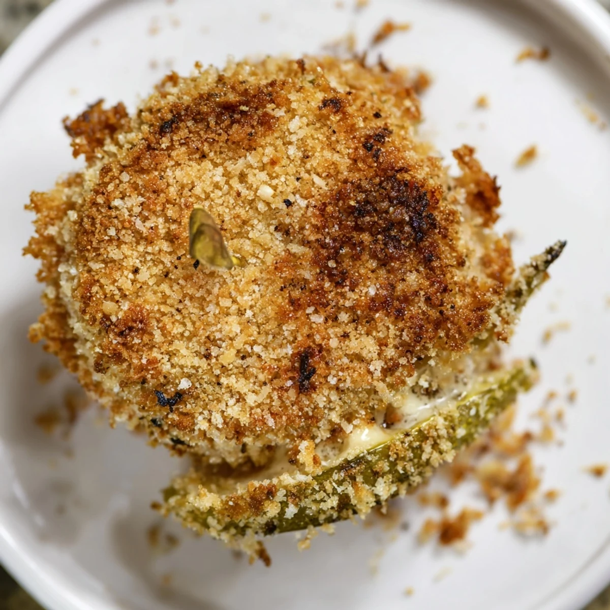 Crispy Cheese-Wrapped Pickle Ornaments