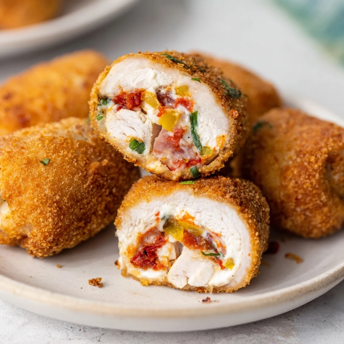 Golden-brown Crispy Chicken Greggs Egg Rolls, ready to devour with a flavorful, savory chicken filling.