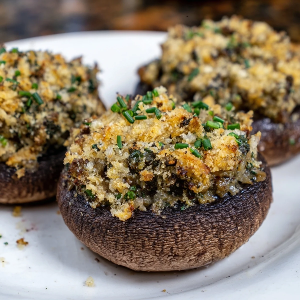 Golden-brown Enchanted Forest Mushroom Nibbles, savory and cheesy, perfect for your next party.