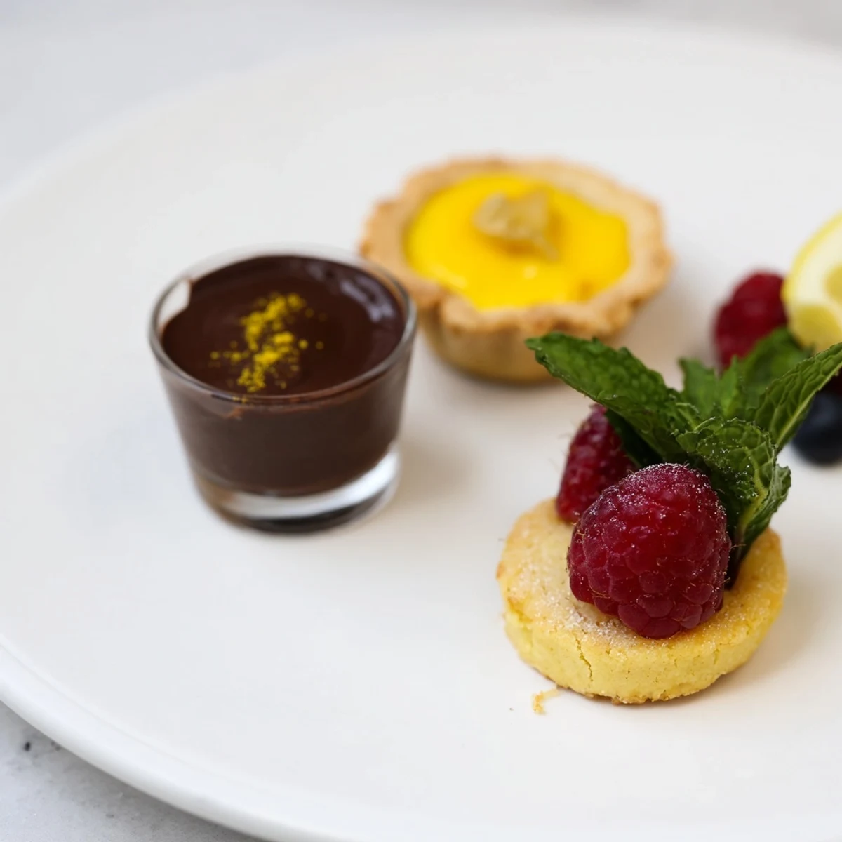 Assiette Desserts Starry Delight