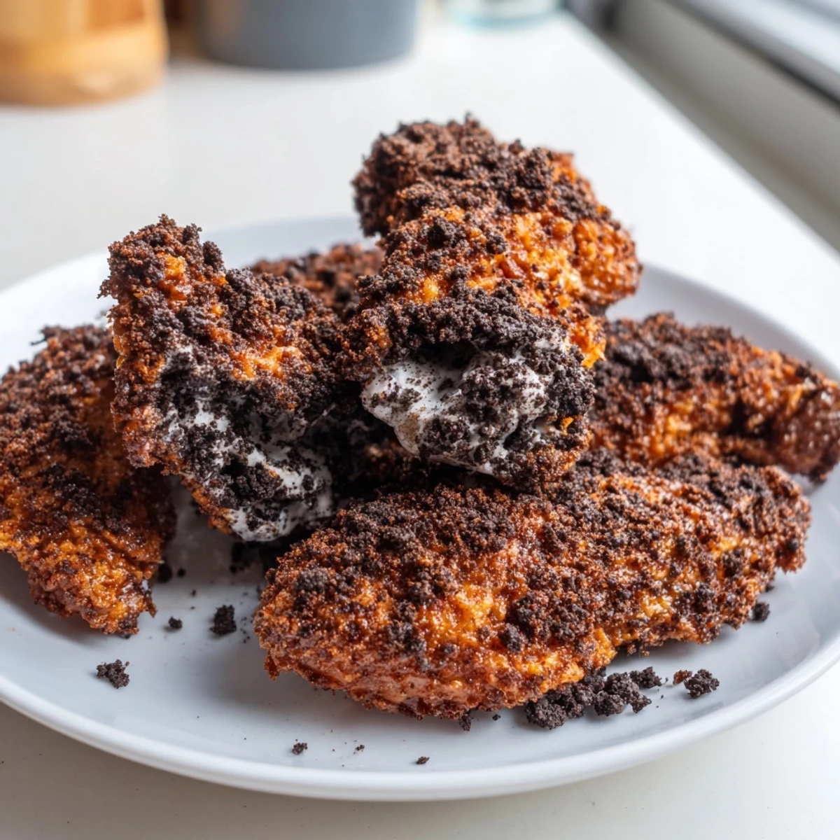 DIY KFC Oreo Krusher Fried