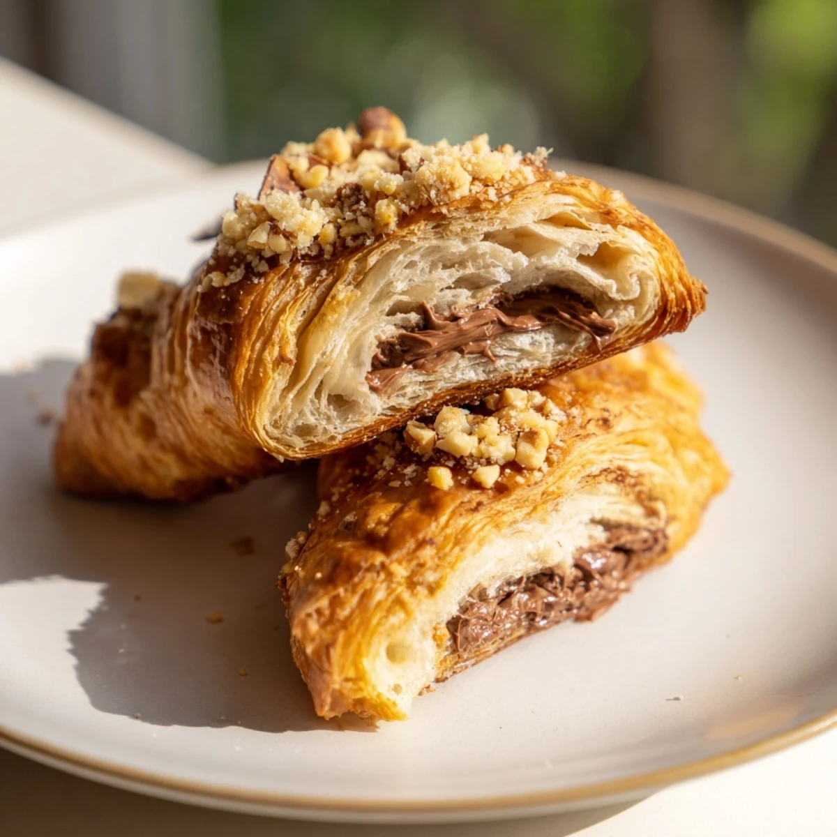3-Ingredient Nutella Croissants