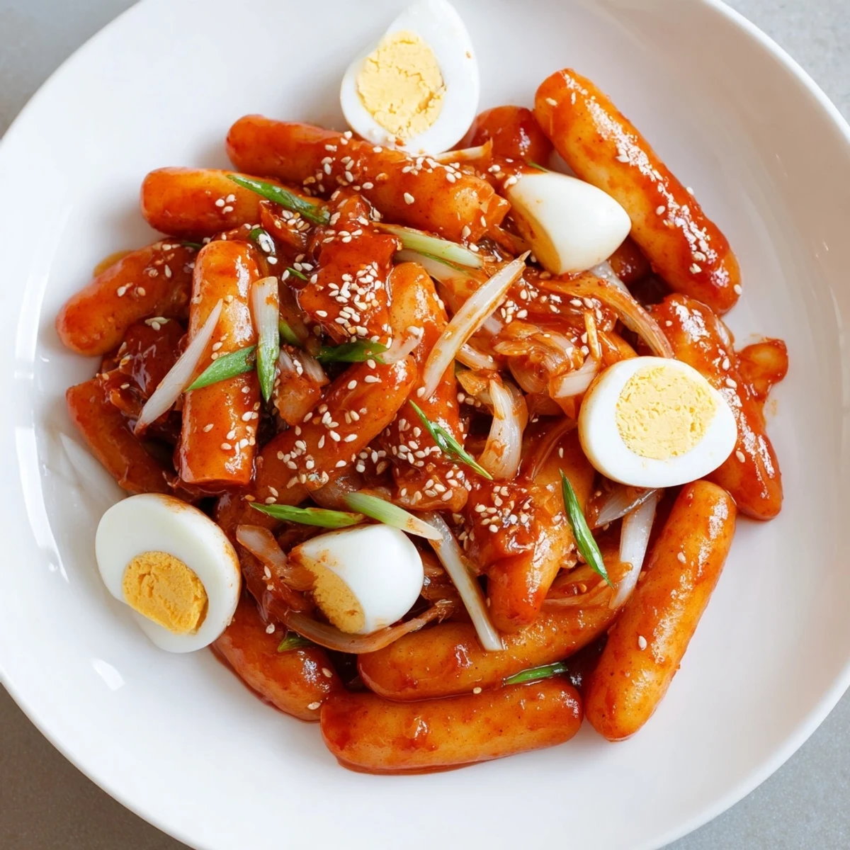 Chewy Spicy Korean Tteokbokki