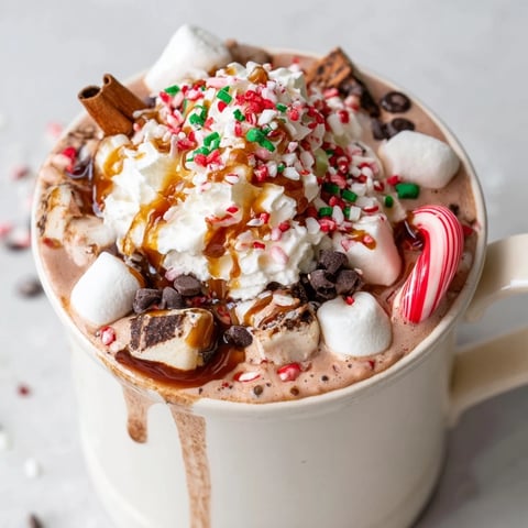 A cozy Reindeer Hot Cocoa Bar, brimming with marshmallows, whipped cream, and festive sprinkles.