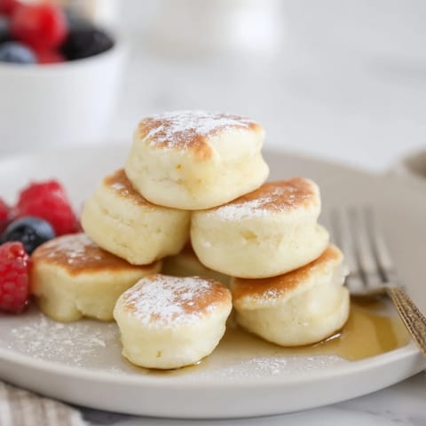 Japanese Mochi Pancake Bites