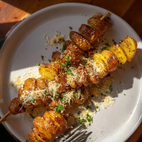 Air-Fryer Tornado Potatoes Snack