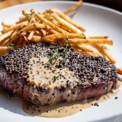 Classic Peppercorn Ribeye Fries