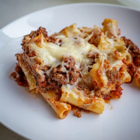 Baked Ziti Meat Sauce