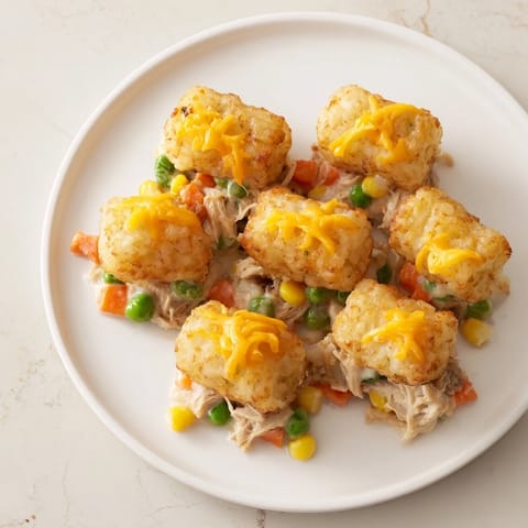 Tater Tot Chicken Pot Pie