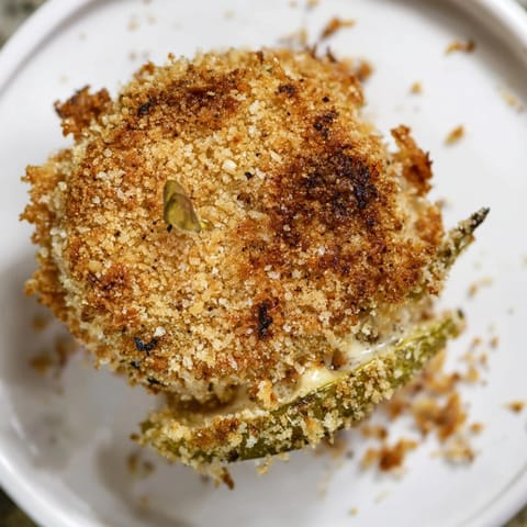 Crispy Cheese-Wrapped Pickle Ornaments