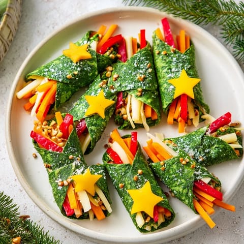 Air Fryer Christmas Tree Wraps