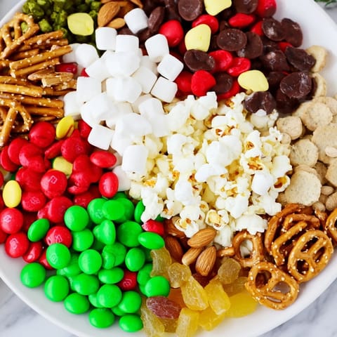 Elf Snack Trail Mix Board