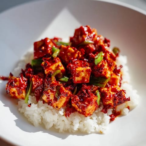 Chinese Mapo Tofu Dish