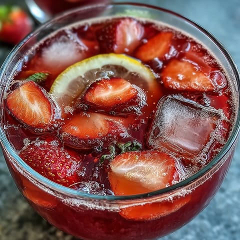 Galentines Pink Lemonade Punch