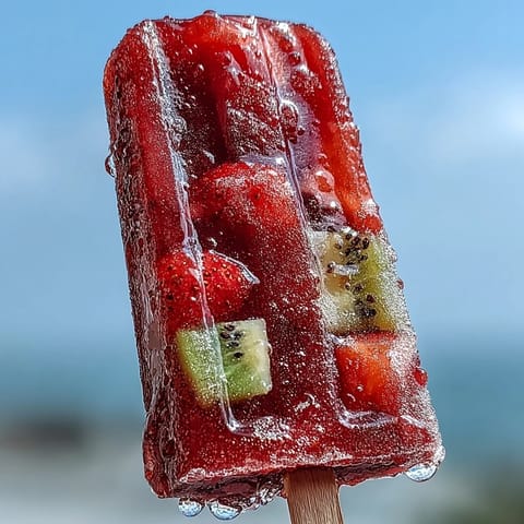 Strawberry Daiquiri Popsicles