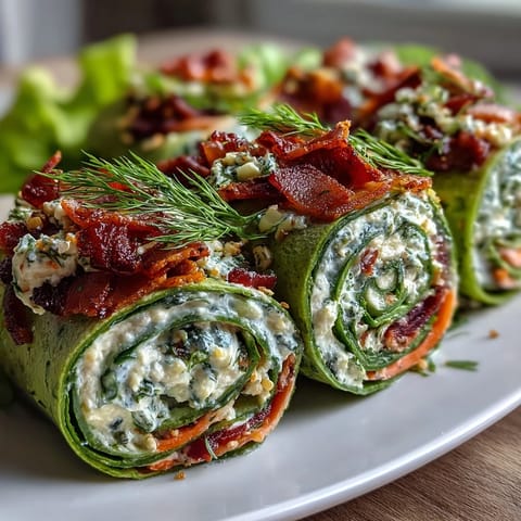 Spinach Pinwheel Wraps Herb