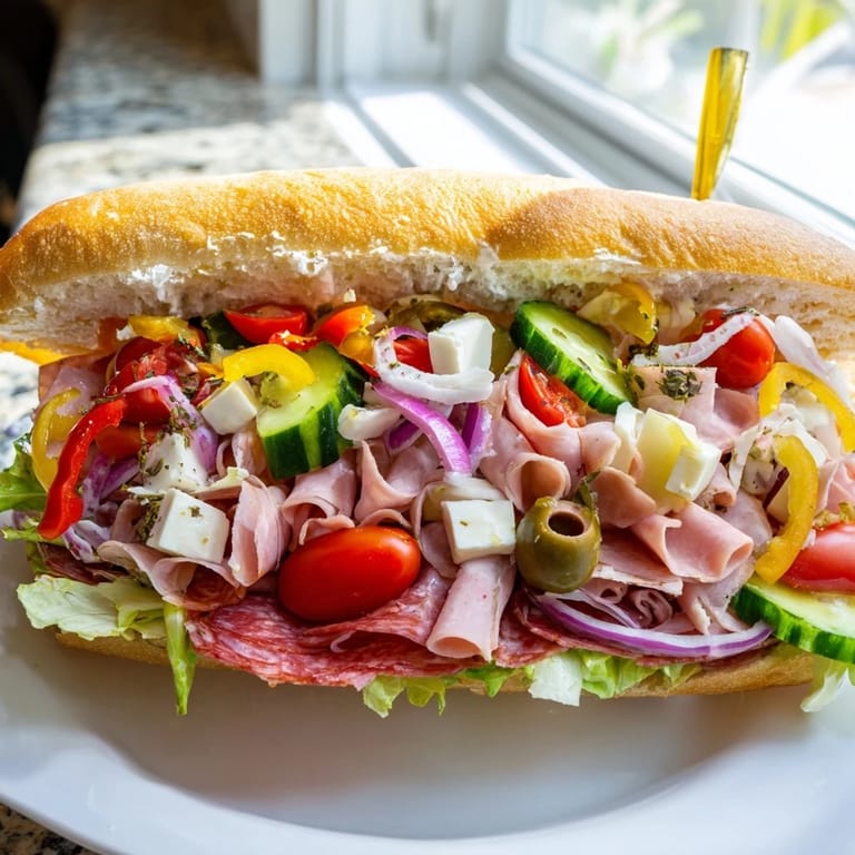 Vibrant Flavor Mash-Up Sandwiches bursting with fresh ingredients, ideal for any gathering.
