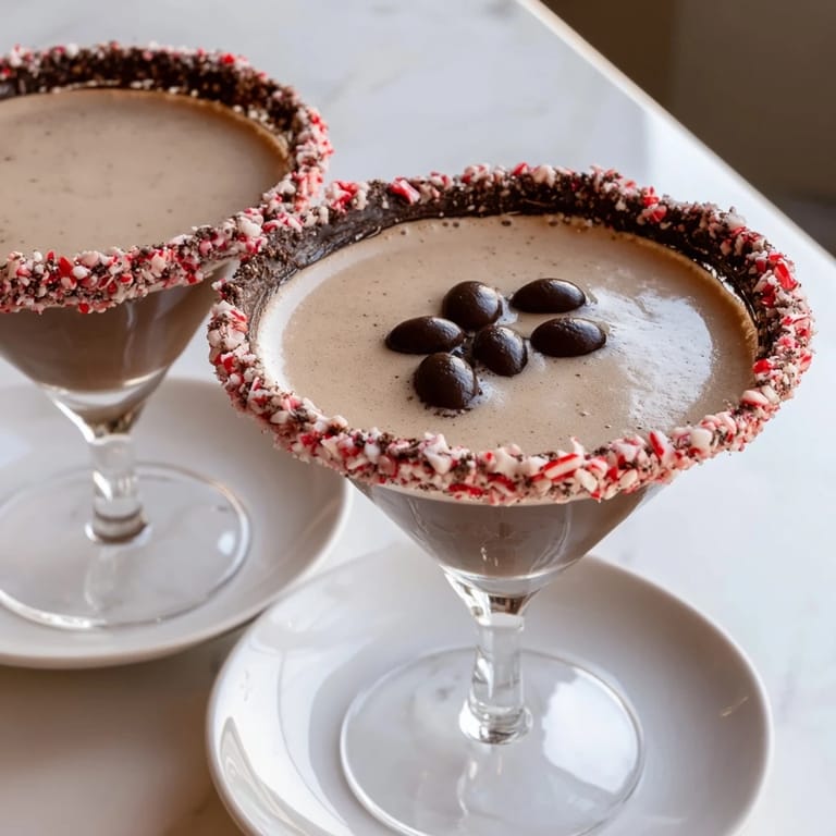 This creamy Peppermint Espresso Martini offers a decadent blend of coffee, vodka, and peppermint flavors.