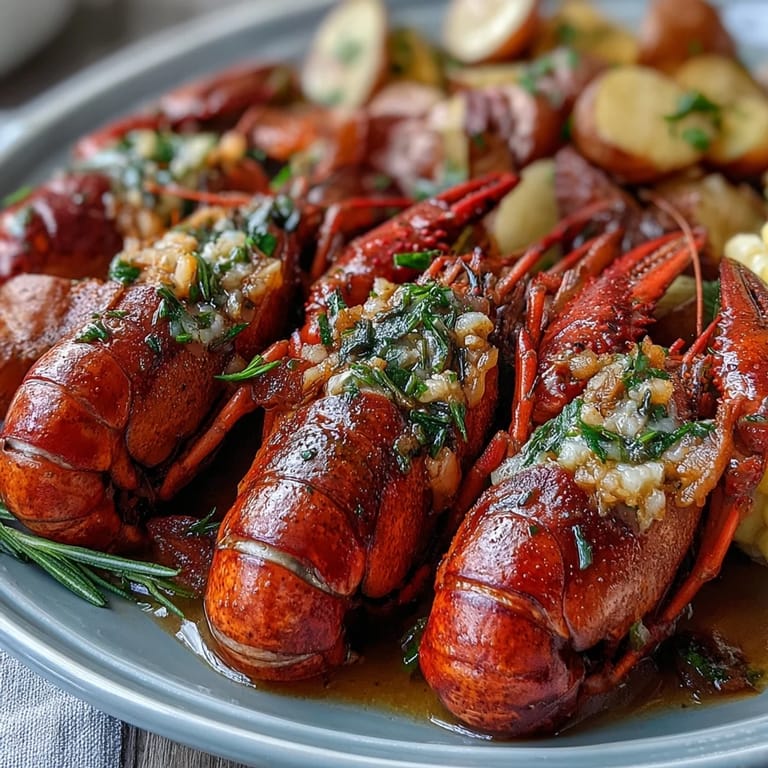 A hearty Cajun crawfish boil with corn and potatoes, showcasing vibrant red crawfish, golden corn, and buttery potatoes on a festive platter.