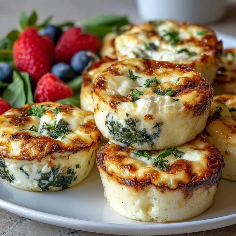 Elegant Mothers Day brunch spread featuring golden mini quiches, colorful berries, creamy cheeses, and flaky croissants.